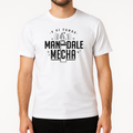 Remera MalaFama Mandale Mecha en Blanco y Negro
